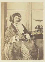 [Portret van zittende vrouw].