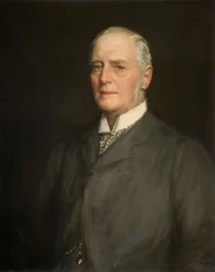Portret van wethouder The Rt Hon William Kenrick