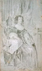 Portret van Catharina van Braganza 1638-1705, 1670s
