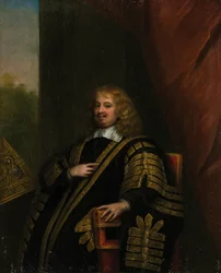Portret van Sir Edward Hyde, 1e graaf van Clarendon 1609-1674