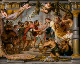 De Ontmoeting van Abraham en Melchizedek