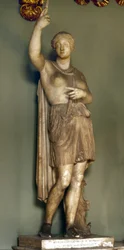 Amazone door beeldhouwer Scopas (of Skopas). Rome, Musei Capitolini