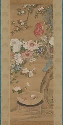 Bloemen en Goudvissen, 18e eeuw