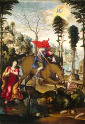 Sint Joris en de Draak, waarschijnlijk 1518