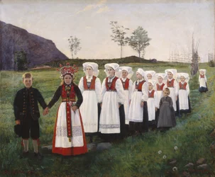 Children wedding in Hardanger