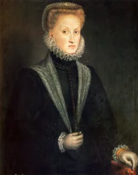 Anna van Oostenrijk, koningin-gemalin van Filips II van Spanje en Portugal, 1573