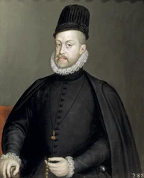 Spaans:  Retrato de Felipe II Portret van Filips II van Spanje
