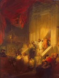 Lezing van de wet in een synagoge