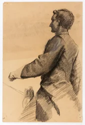 Studie voor ruitermonument (Gen. John B. Gordon)
