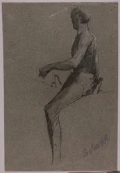 Studie voor ruitermonument