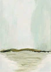 Landschap met zachte horizon