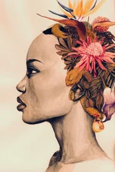 Botanische kroon voor vrouwen