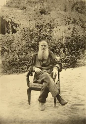 Russische auteur Leo Tolstoy, Yasnaya Polyana, nabij Tula, Rusland