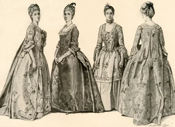 Kleding tijdens het bewind van George II 1735-1760, 1903, 1937