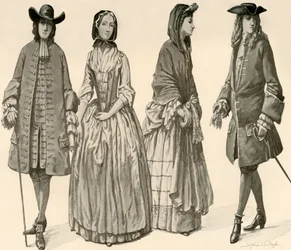 Kleding tijdens de Regeringen van Karel II, Jacobus II, Willem en Maria 1682-1700, 1903, 1937