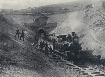 Charlestown Tunnel en Natal Government Railway Engine