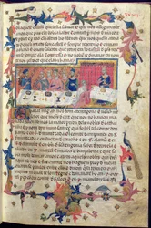 Banket gegeven door Vader Martell voor Jacobus I in Tarragona in 1228