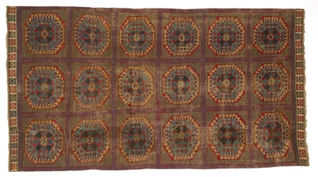 Tapijt met een Turks patroon, ca. 1450-1500