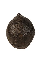Gesneden kokosnoot spaarpot bugbear, Spaans Koloniaal, c.1800