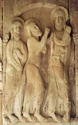 Christus en de pelgrims van Emmaüs