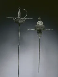 Kopgehulde rapieren, c.1650