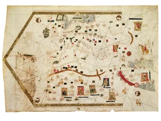 Portolaankaart van Gabriel de Vallseca
