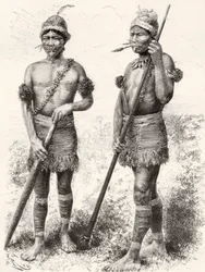 Zuid-Amerikaanse Carijona Indianen