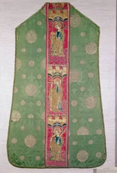 Spaanse kazuifel, ca. 1425-50 (geborduurde zijde)