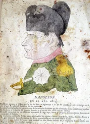 Spaanse cartoon door Napoleon I