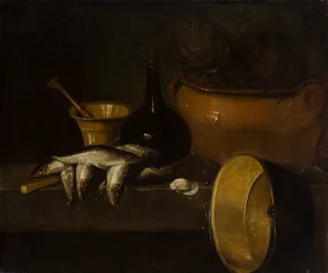 Stilleven met Vis en Artisjokken