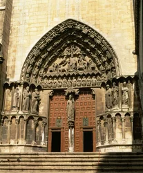 De Portada del Sarmental, zuidelijke transept, c.1235