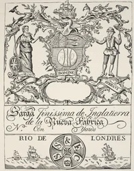 Handelslabel van de South Sea Company