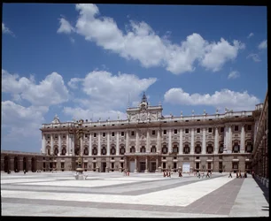 Uitzicht op het Koninklijk Paleis (1738-1755) (fotografie)