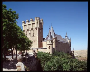 Zicht op het alcazar