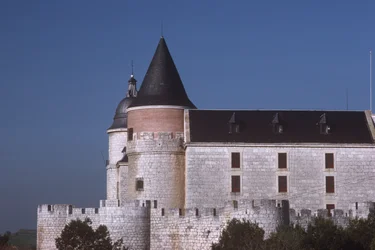Uitzicht op het kasteel