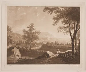 Landschap met een ruiter