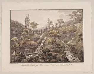 Waterval bij Liselund op Møn