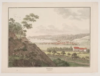 Vejle vanuit het noordwesten