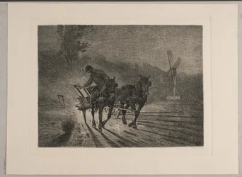 Werkwagen. Avond