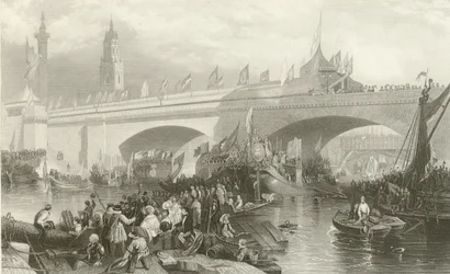 De opening van de Nieuwe London Bridge