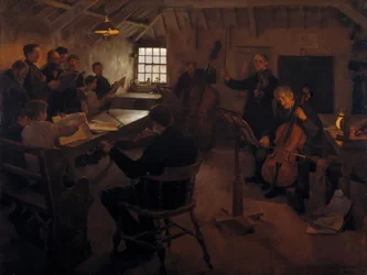 Het dorpsfilharmonisch orkest, 1888