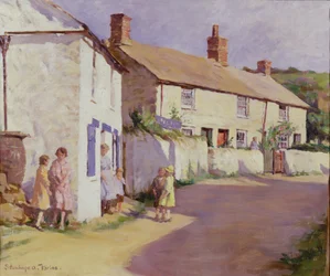 Een dorpsscène, Newlyn