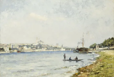 De Seine bij Passy, ca. 1880