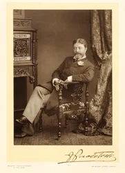 Sir Francesco Paolo Tosti (1847-1916), liedcomponist, portretfoto