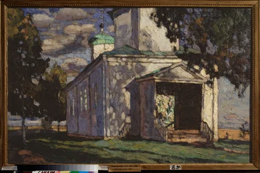 Een zomerdag. Schilderij van Stanislav Yulianovich Zhukovsky