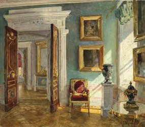 Interieur van de Schilderijengalerij, Pavlovsk