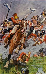 Albuera, Charge van de Poolse Lansiers achter de Britten