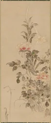Pioenen en lelies, Momoyama of Edo periode