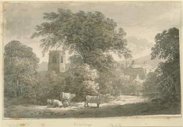 Aldridge Kerk: gravure, 1762-1802
