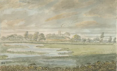 High Offley Church: aquarel schilderij, nd [1762-1802]